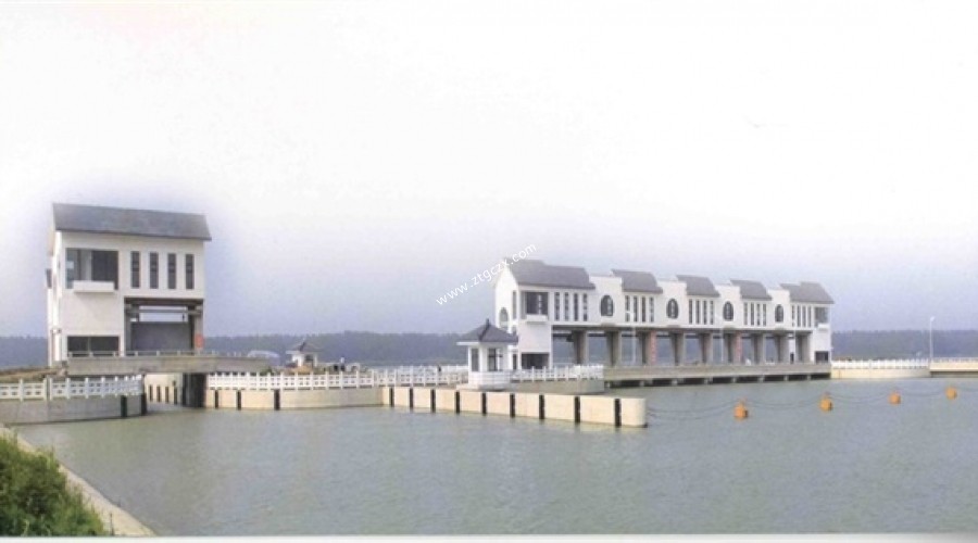 南水北調金寶航道大汕子樞紐